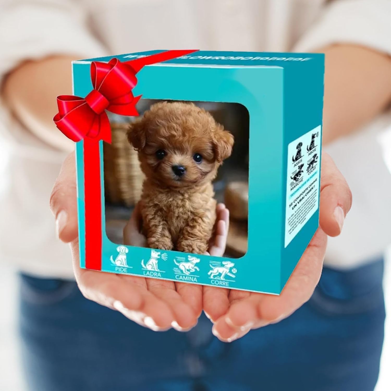 2025 Nieuwe hondenrobot, robotpuppy die zich gedraagt als een echte puppy, Nicooo - Mijn realistische robotpuppy's, Nicooo DogRobot voor volwassenen, Ai Niccoo RobotDog - Wandelen, blaffen, wiebelende
