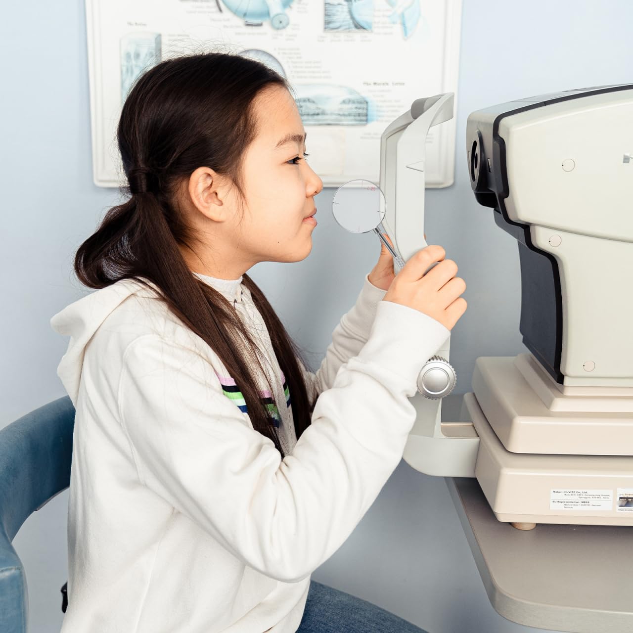 CLISPEED Set di strumenti per lenti cilindriche a croce, 2 pezzi, diottrie ottiche rotonde per test di visione, strumenti ottici essenziali per un esame oculare accurato