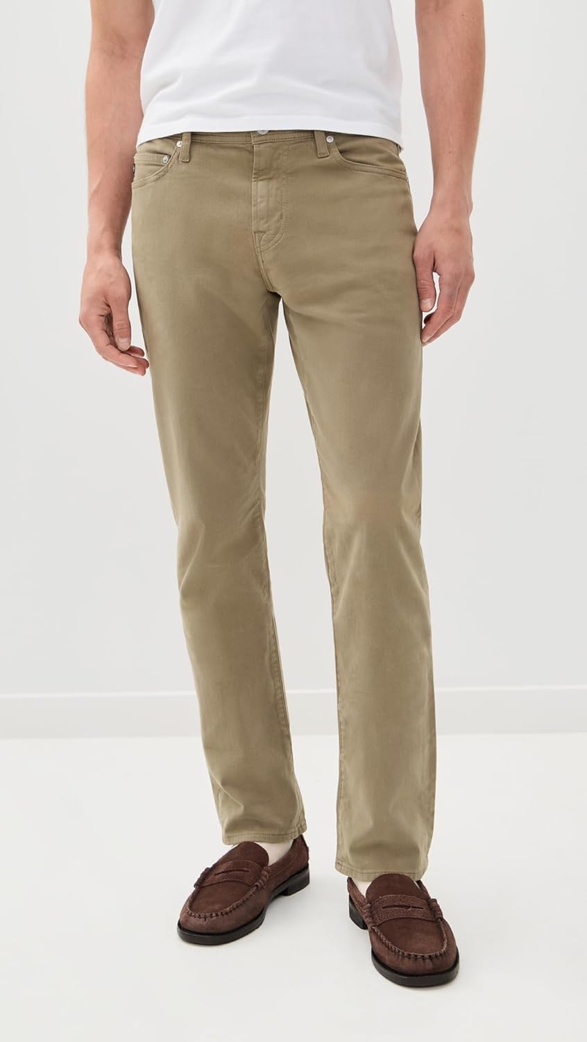 AG Adriano Goldschmied Men's Graduate Tailored Sueded Italian Twill Pants - Image 3