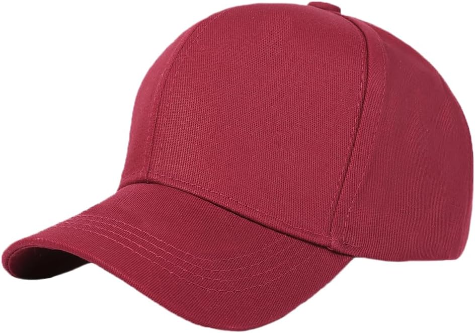 Criss Cross Hat Washed Distressed Baseball Cap Ponytail Hat High Messy Bun Ponycap for Women