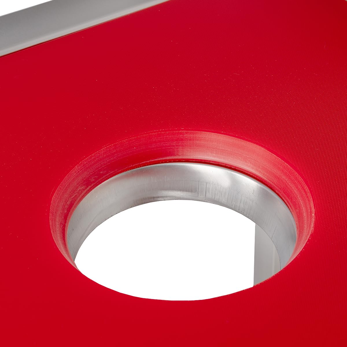 Beeketal Wild-Zerlegetisch & Metzgertisch BAZ1090-L – Edelstahl Klapptisch für Jäger & Hobby-Metzger, inkl. LDPE-Schneideplatte & Abfall-Aussparung, 1090x670x950 mm, klappbar
