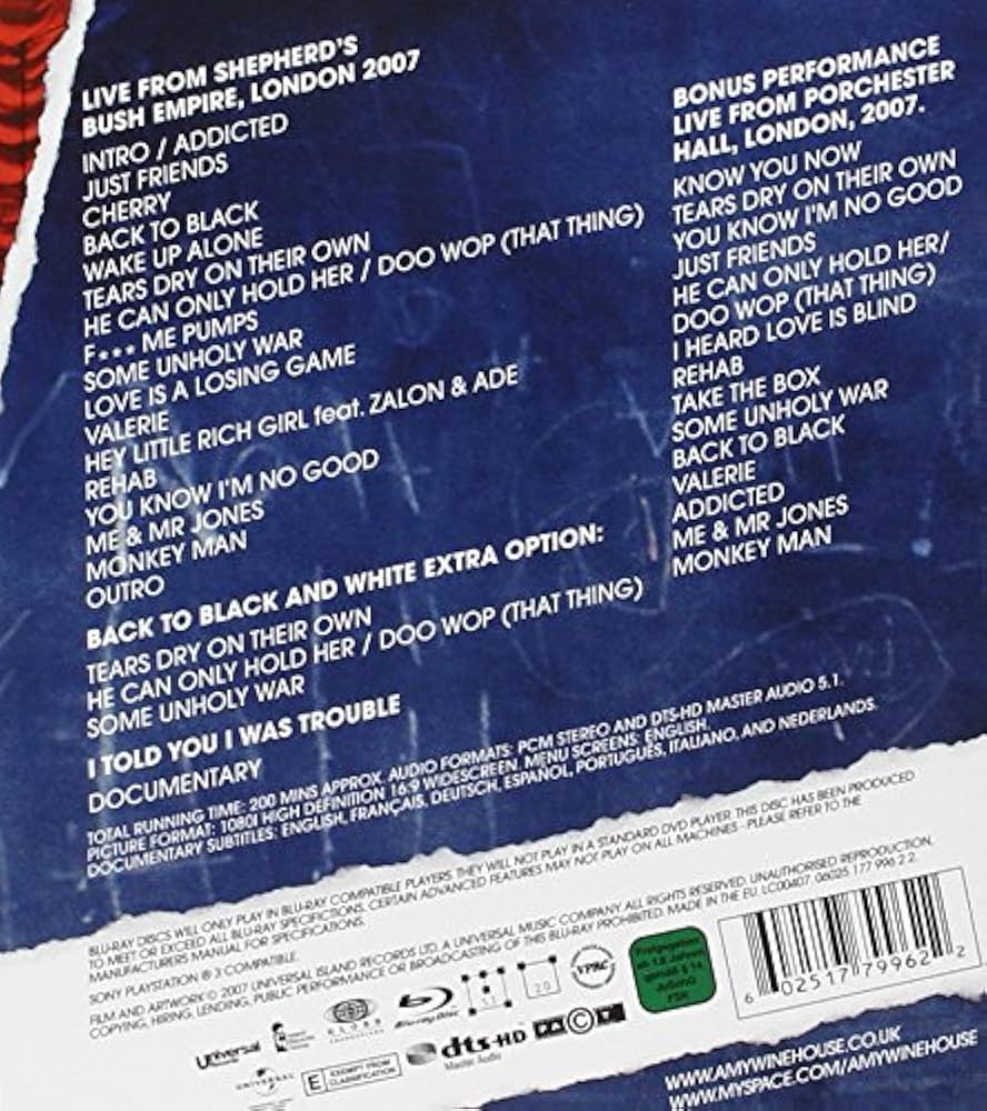 ⚫️Amy Winehouse Franceでライブ収録DVD￼. ⚫️Amy Winehouse Franceでライブ収録DVD￼. ⚫️Amy Winehouse