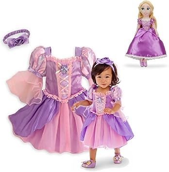 Amazon Co Jp ディズニー プリンセス ラプンツェル 75cm 80cm 85cm 18 24m 1 2歳 女の子 コスチューム ぬいぐるみ 子供用 女の子 キッズ ベビー 赤ちゃん ハロウィン 衣装 Tangled Rapunzel Disney 服 ファッション小物