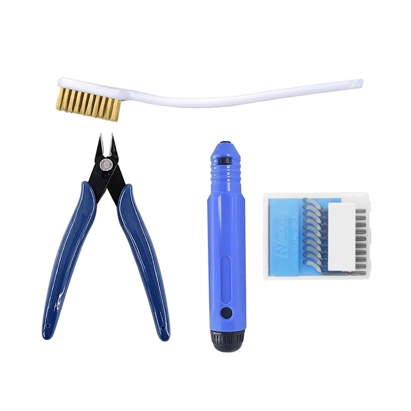 Kit d'outils for imprimante 3D avec couteau/grattoir/pince à épiler/pince