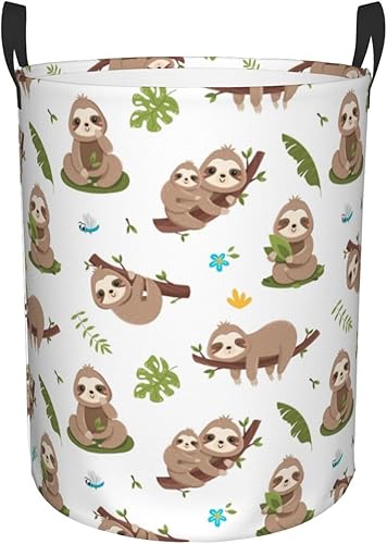 Cesto de ropa sucia grande plegable con asas, fácil de transportar, cesta de almacenamiento redonda para ropa sucia, cesta de manta para dormitorios disponible en Yaxa Mexico