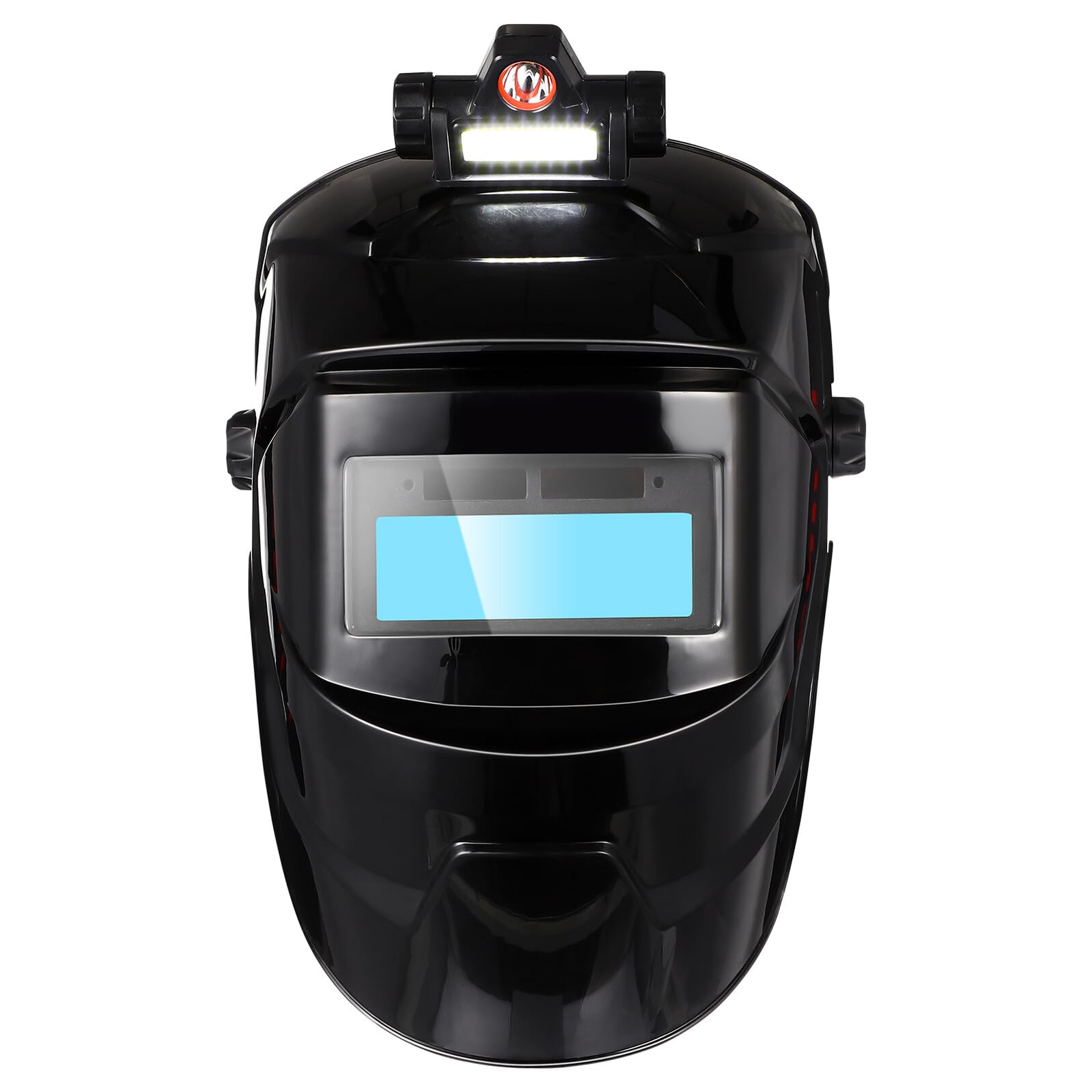 Maschera Protettiva per Saldatura Nera in Pp Schermo Grande e Regolabile, Oscuramento 8 Livelli e Imbottitura Traspirante per Uso Interno e Varie Saldature