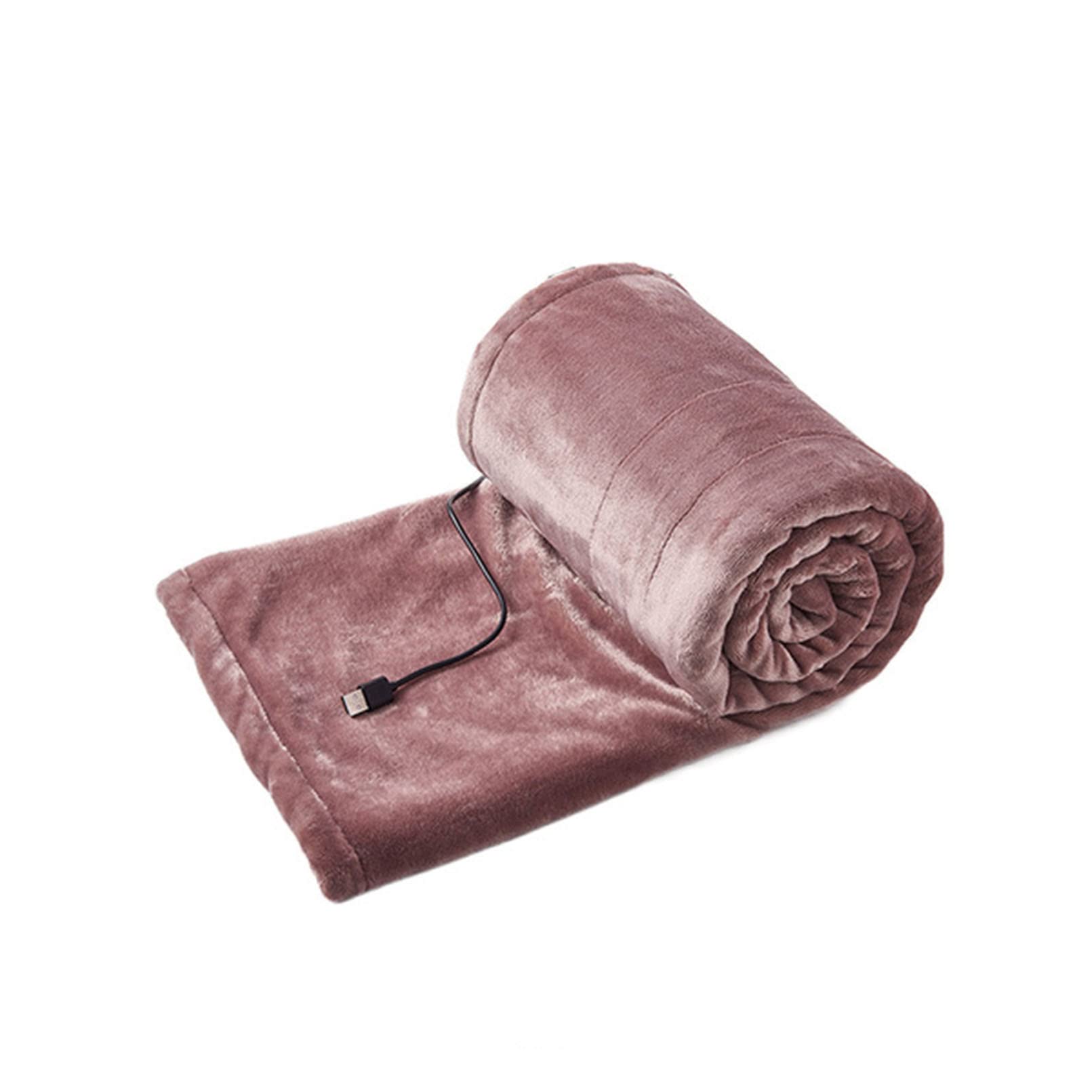 Electric Blanket, USB Heated Throw Blanket, Flannel Fabric, 3 Heating  Temperature, Removable, Machine Washable, Suitable for Office/Home/Camping/Dormitory,Pink,100  * 80cm : Amazon.co.uk: Health u0026 Personal Care