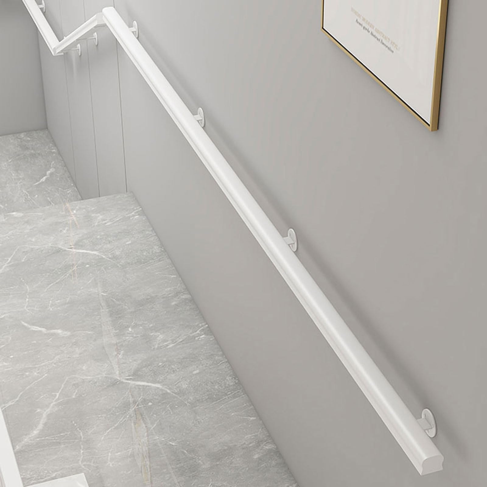 Kit complet de barre de soutien avec rampe d'escalier antidérapante