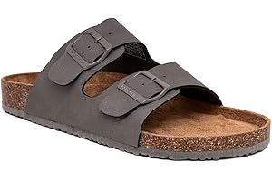Men's Sandals: Slip into Comfort with Adjustable Buckle Straps and a Luxe Cork Footbed