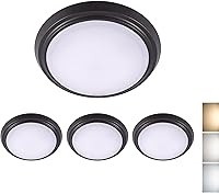 Vista 1 de YoonLIT - Lámpara de techo LED de montaje empotrado de 7 pulgadas, 120 V, 3000 K/4000 K/5000 K CCT ajustable, lámpara de techo regulable, 12 W, 800