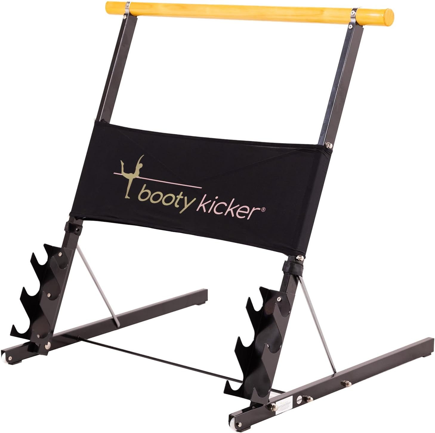 Portable Folding Exercise Bar for Barre, Balance and Ballet Home Workouts, Strong Freestanding Stable Design