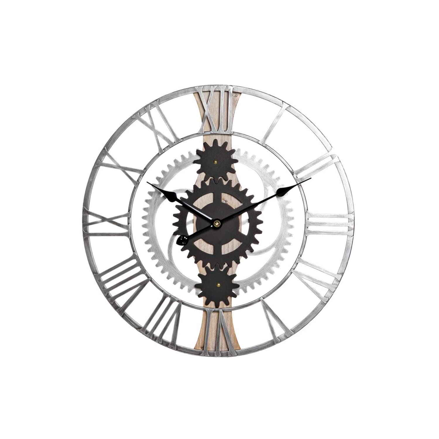 Horloge murale DKD Home Decor finition standard objet d'art mural contemporain