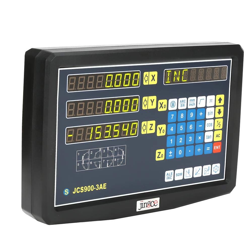 Lecture Numérique DRO JCS900-2AE/JCS900-3AE 2/3 Axes Lecture Numérique AC 110-240V pour Fraiseuse Tour(JCS900-3AE)