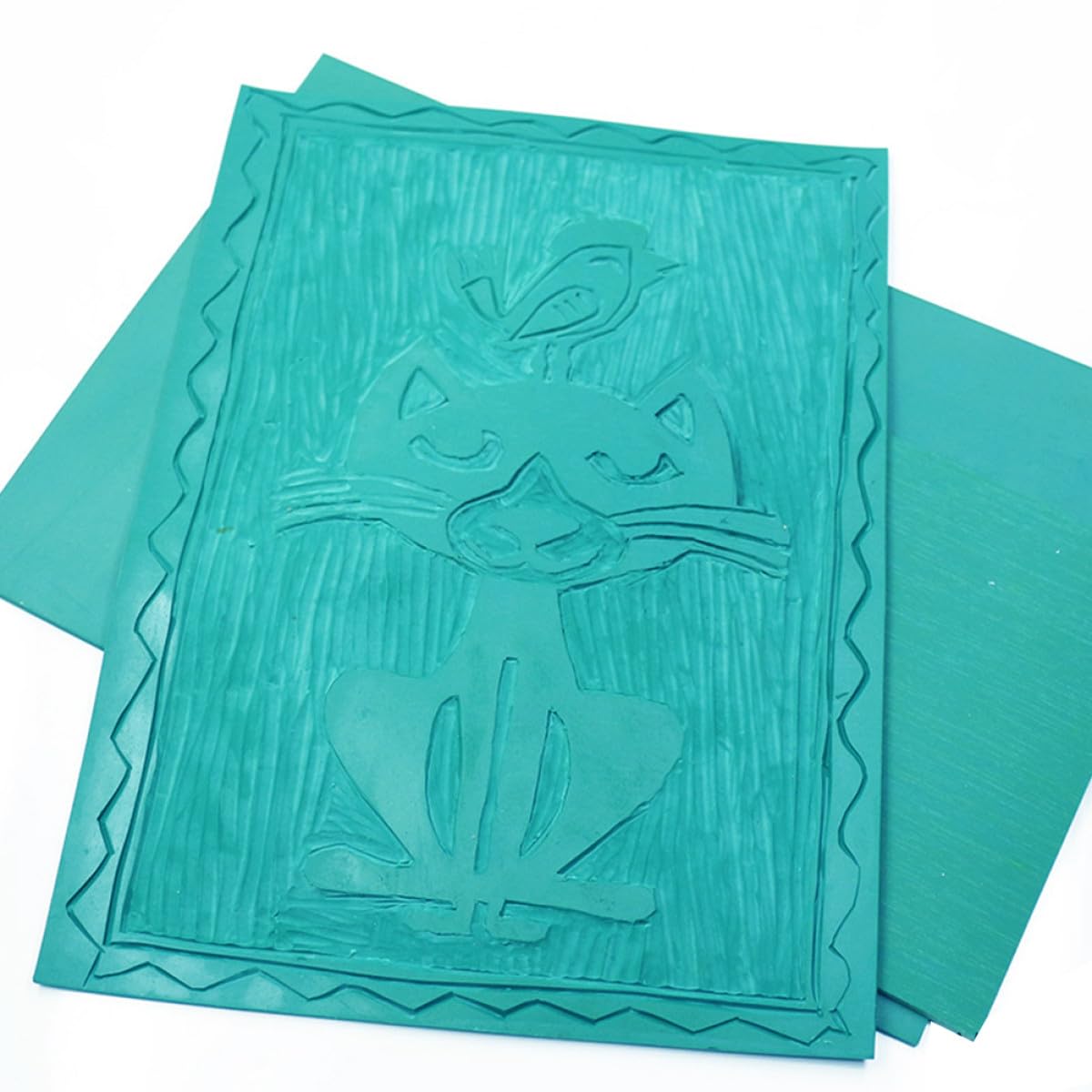 Cabilock Piastre in PVC per Incisione per Ragazzi, Set 6 Pezzi Creativi | Pvc da Incidere, Facili da Intagliare, per Attività Creative, Bricolage e Progetti Scolastici, Hobby Artistici