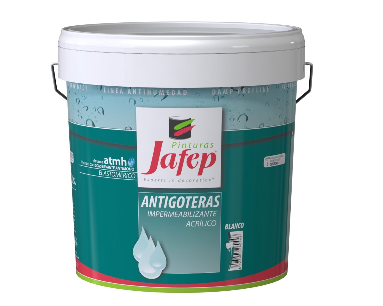 JAFEP Antigoteras Negro 4 L.