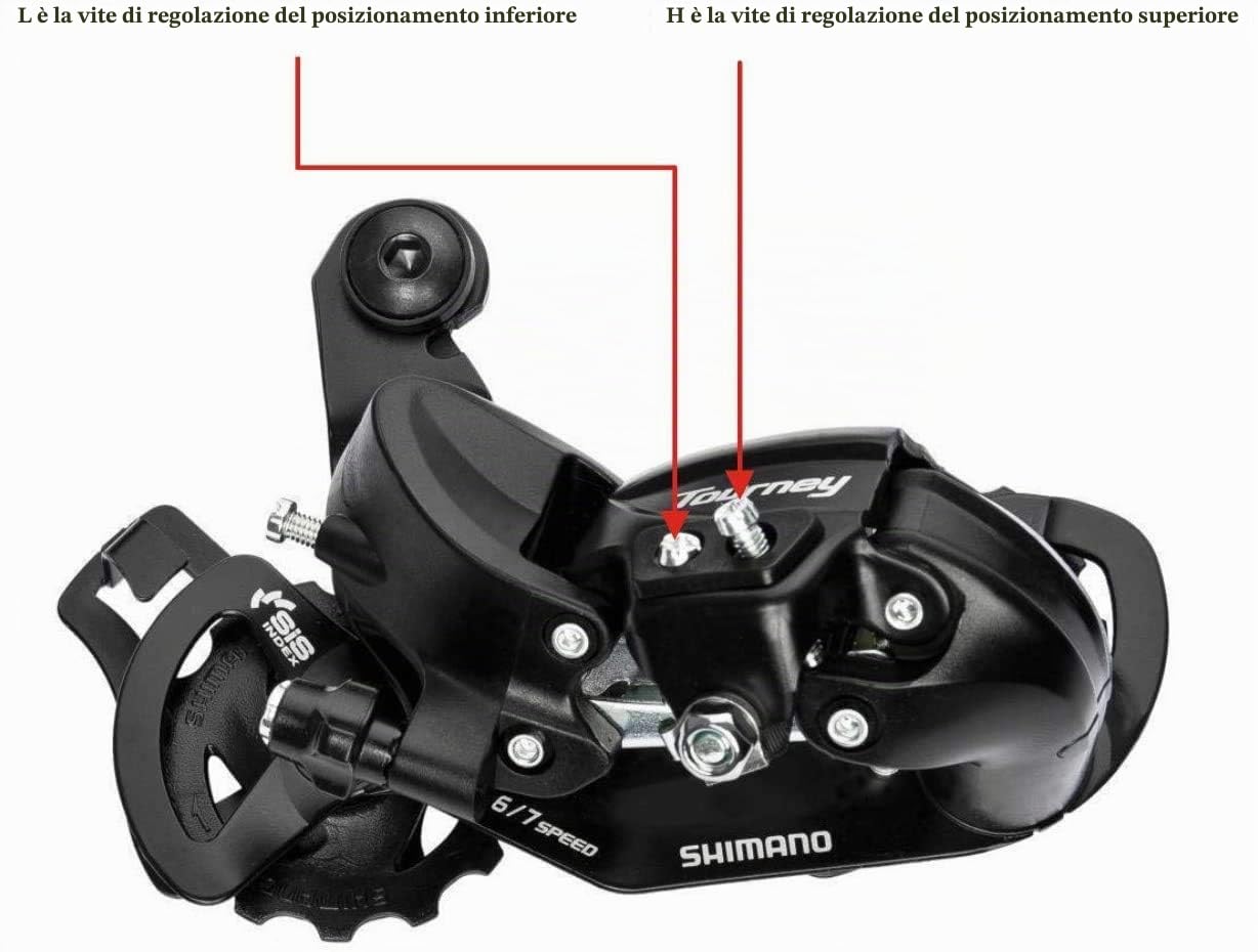 ZUKKA Shimano Tourney RD-TY300 6/7-Velocità Deragliatore Posteriore Strada MTB Bici Mountain Bike Montaggio Diretto