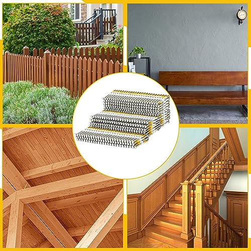 Therwen 2500 Count 3 Inch x 0.120 Inch Framing Nails, 21 Degree, Flat D Head, Galvanized, Ring Shank, Plastic Row Fixed, 21 Degree Framing Nails for Use in All Pressure Treated Lumber by Therwen - Image 6