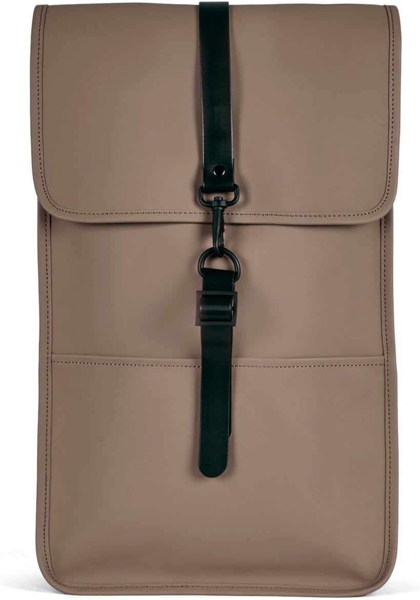 RAINS Impermeabile zaino beige : Amazon.it: Valigeria