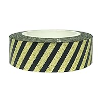 Vista 48 de Wrapables Cinta adhesiva Washi colorida, plata metálica