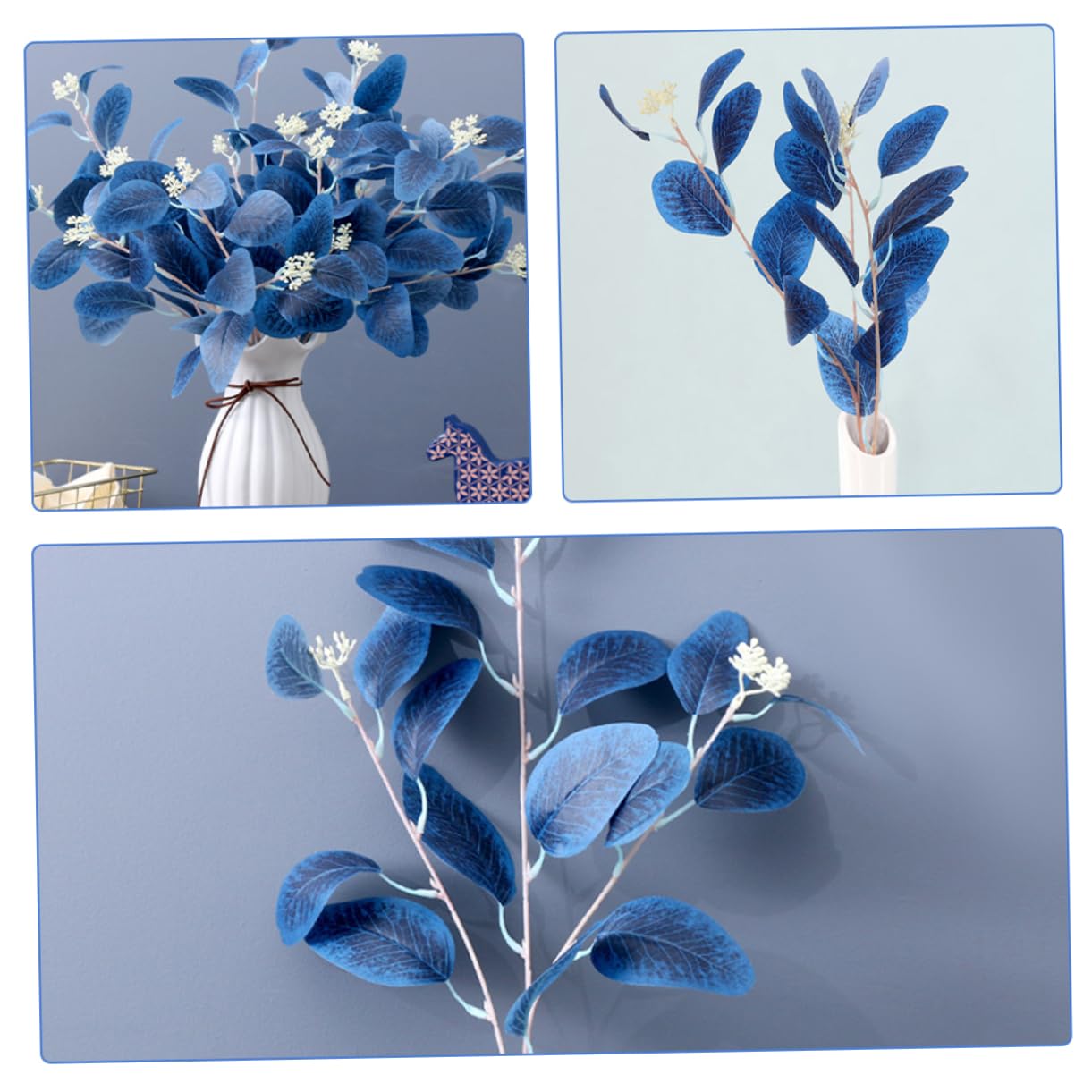 DECHOUS 24stücke Künstliche Eukalyptuszweige Für Blumenarrangements Für -deko Für Schlafzimmer Und Hochzeiten