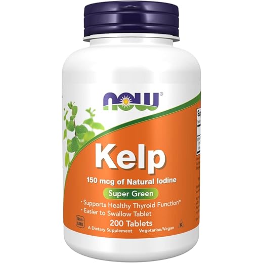 Now Foods Kelp Iodine Tablets 200ct
