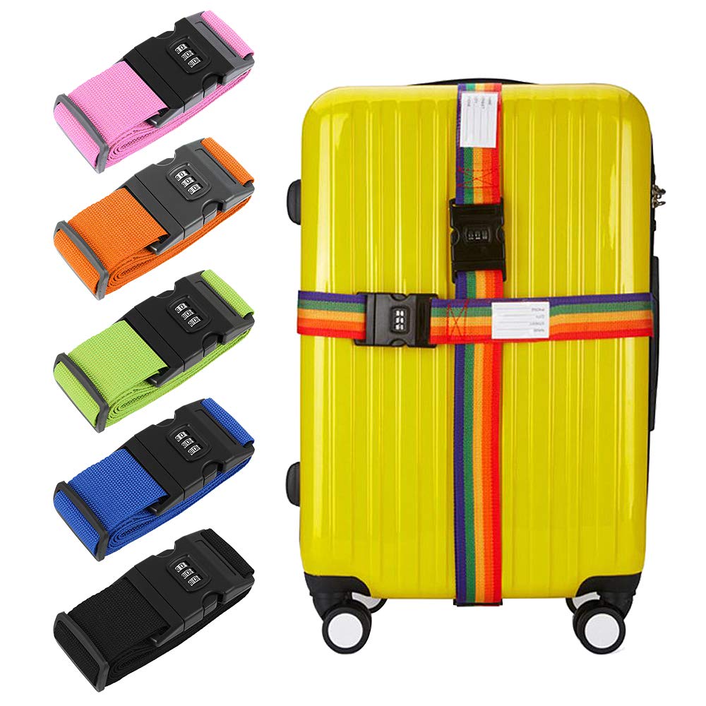 LOT DE 2 Sangle Valise 5 X 200 Cm Sangle Valise Voyage Avec