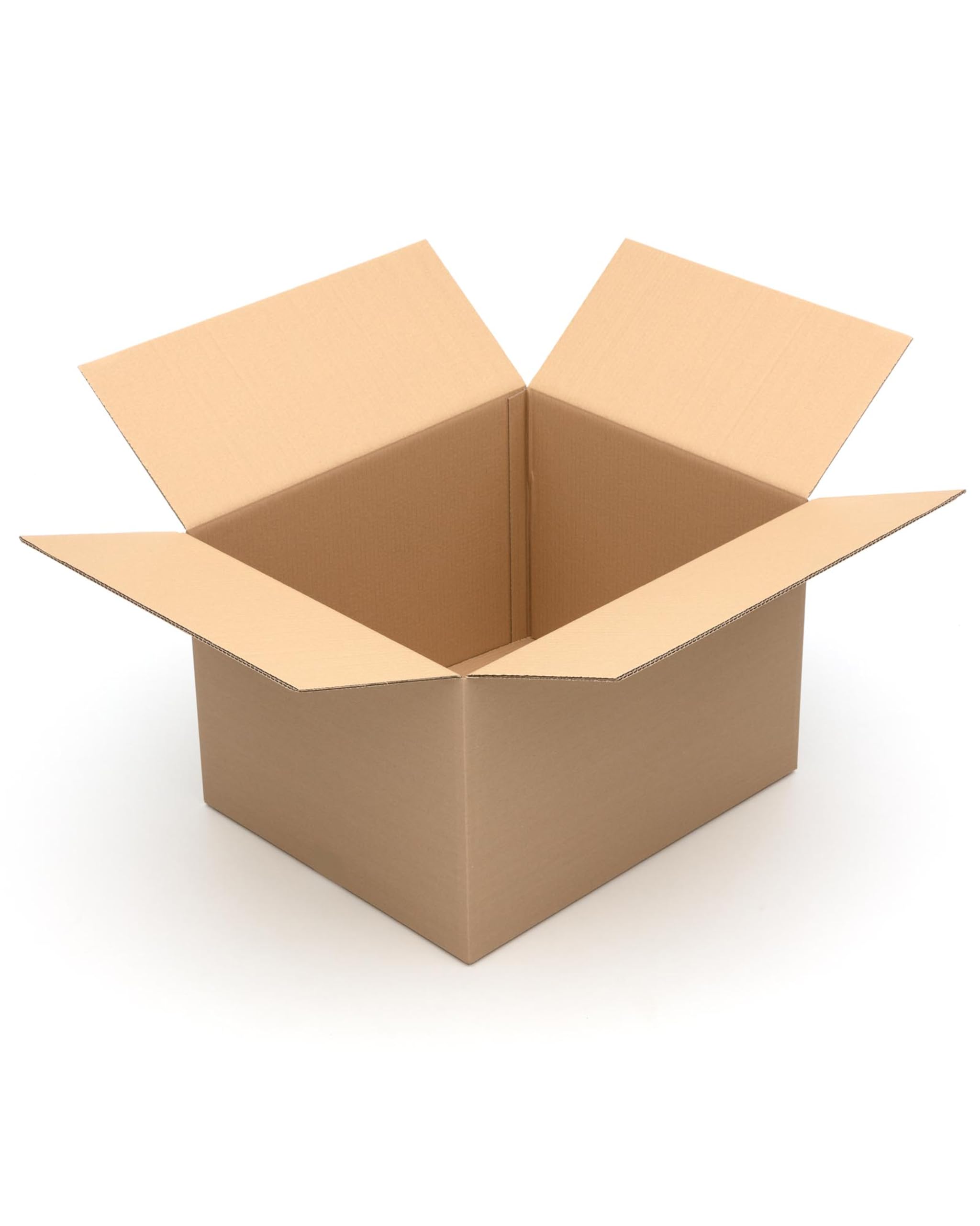 KK Verpackungen Versandkartons 600 x 500 x 400 mm Braun 2-wellig (Innenmaß 586 x 483 x 374 mm) | 10 Stück, Faltkartons Kartons für Versand als DHL Paket Hermes Paketklasse L DPD GLS Paketklasse XL