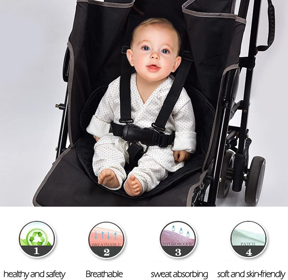 iNszkoos Toddler Waterproof Potty Training Pads Liner,Baby Travel Potty Training Car Seat Protector Pad for Leaky Nappies Protect Against Accidents and Spills,Fits All Car Seats Buggies - Image 4