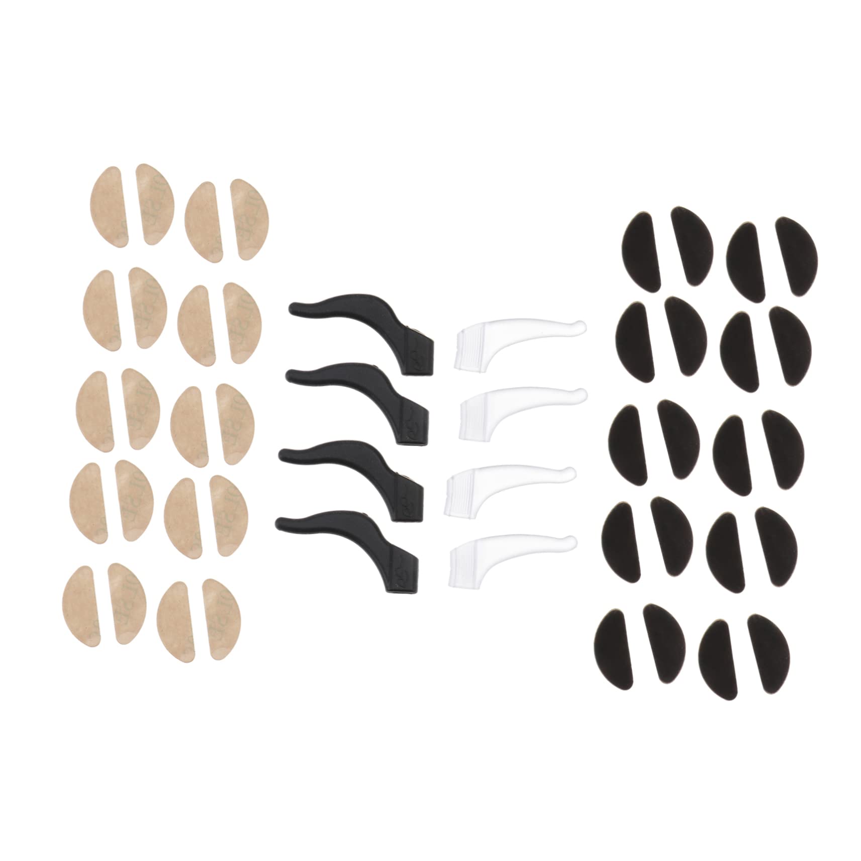 COLLBATH 1 Set Glasses Anti-Slip Cover Nasal Strips Soft Eyeglasses Pads Glasses Frame for Men Glasses Grips Sports Anti Slip Eyeglass Glasses for Man Glasses for Men White