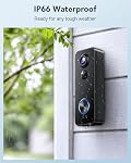 XTU Doorbell Camera Wireless Outdoor with Chime, 180° Head-to-Toe Pano View, 2K 3MP Video Doorbell No Subscription, 2.4GHz WiFi, Cloud/SD Storage, Work with Alexa & Google Assistant