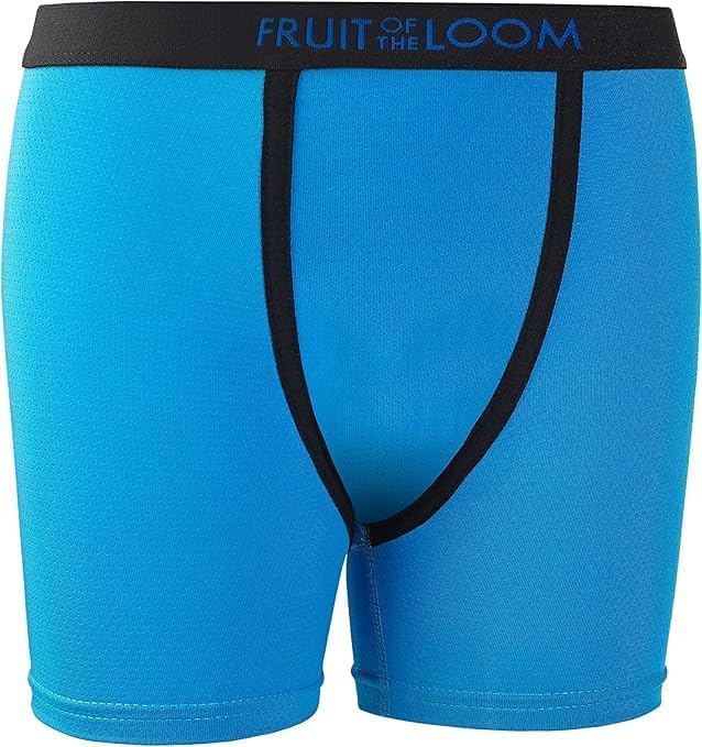 Fruit of the Loom Boys Boxer Briefs Solids and Prints (US, Alpha, Medium, Regular, Multicolor)3