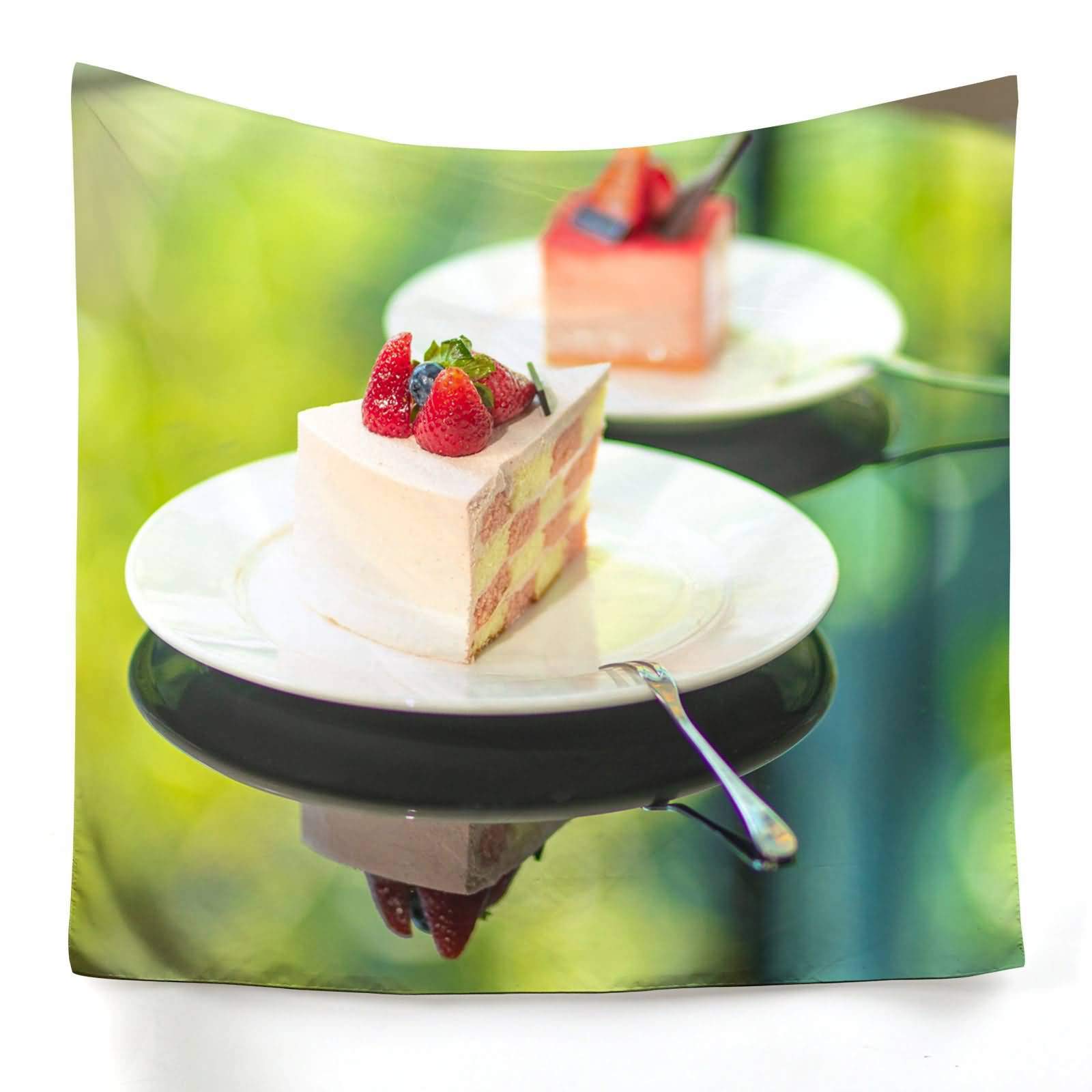 Tapisserie murale mode et dessert pour égayer votre salle à manger 200x150