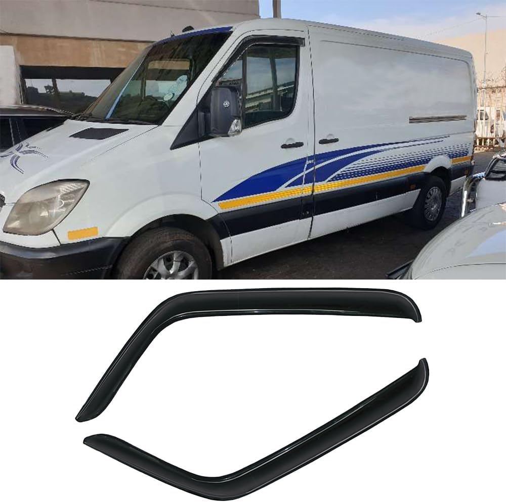 Amazon.com: Kucaruce MB27 Side Window Visor Wind Vent Deflector for ...