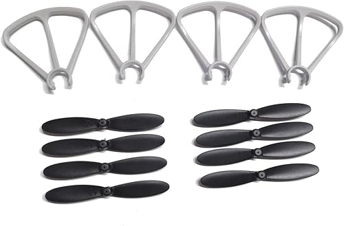 4D V9 4D-V9 Mini Drone Repuestos V9 Drone Propellers Props Hoja de arce Protector Protector Marco Accesorio de Reemplazo para 4D V9 RC Drone