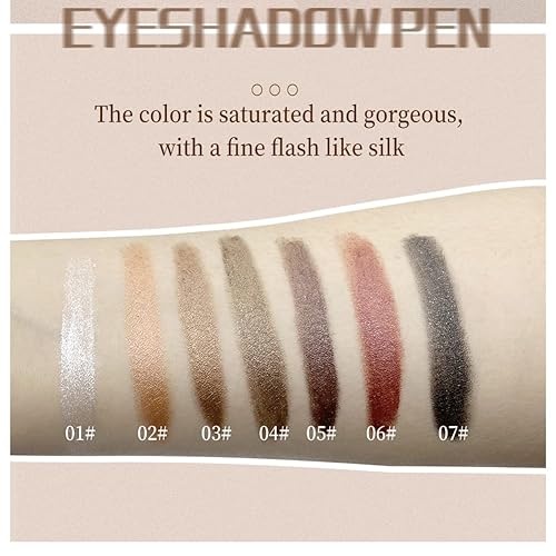 Miniatura 7 de Easilydays Sombra de ojos en barra con purpurina para maquillaje de ojos, 3 en 1, de alto brillo y brillantina, lápiz de sombra de ojos y sombra de