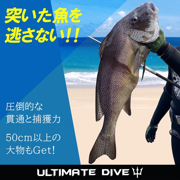 Amazon | Ultimate Dive シングル もり先 羽根 (30cm / ステンレス製 
