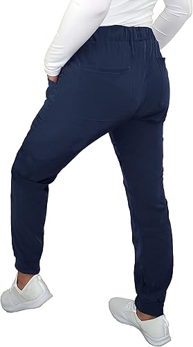 Miniatura 6 de JDM Uniforms Pantalón médico de enfermería con 5 bolsillos para mujer