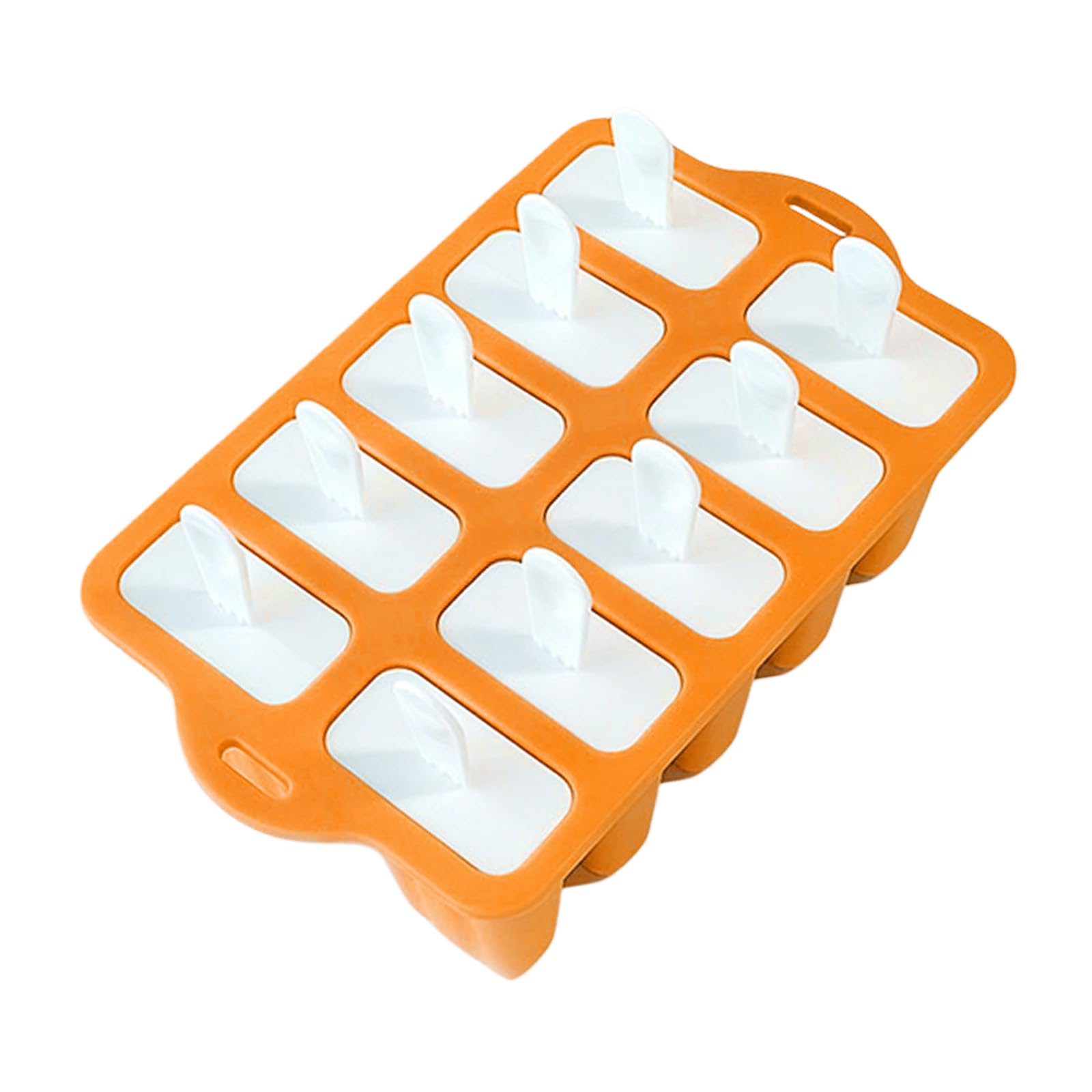 Tsophreniq Premium 10 Hole Silicone Lolly Maker for Effortless Removal and Multiple Flavor Choices Kitchen Baking Tools Set