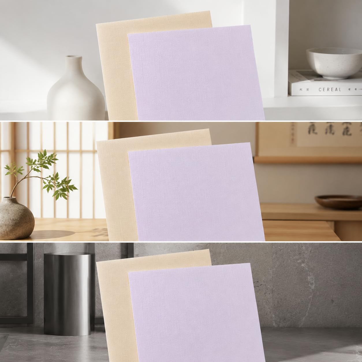 Papier Lin Épais pour Impression Nte Absorption Optimale Grain Anglé Élégant Convient aux Documents Présentations Artistiques, Blanc