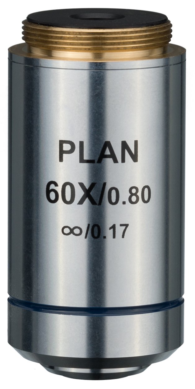 Bresser objetivo planacromático DIN PL 60x Infinity rosca RMS 45 mm