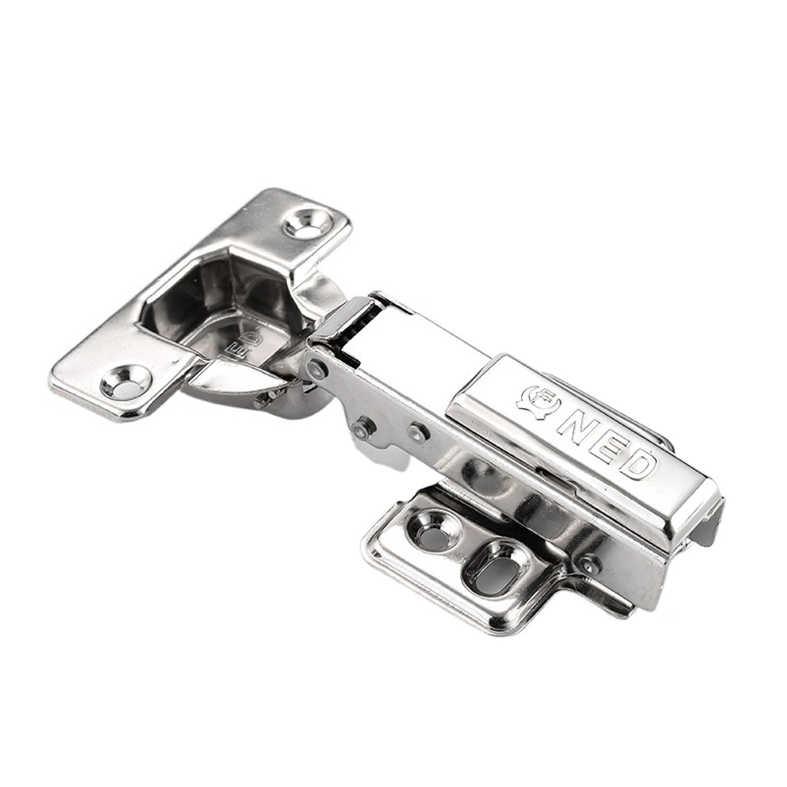 1PCS 304 Stainless Steel Hinge Copper Cabinet Door Hinges(Half Overlay)