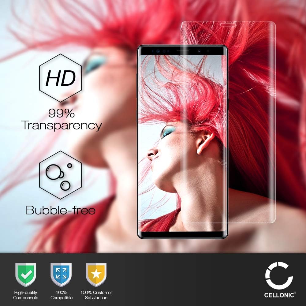 2x Glass Screen Protectors Compatible with Nintendo New 2DS XL (2.5D, 9H Resistance, 0.33mm, Full Glue) Screen Protectors