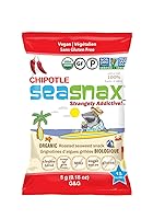 Vista 13 de SeaSnax Bocadillo de algas tostadas orgánicas, original, 0.18 onzas (paquete de 72)