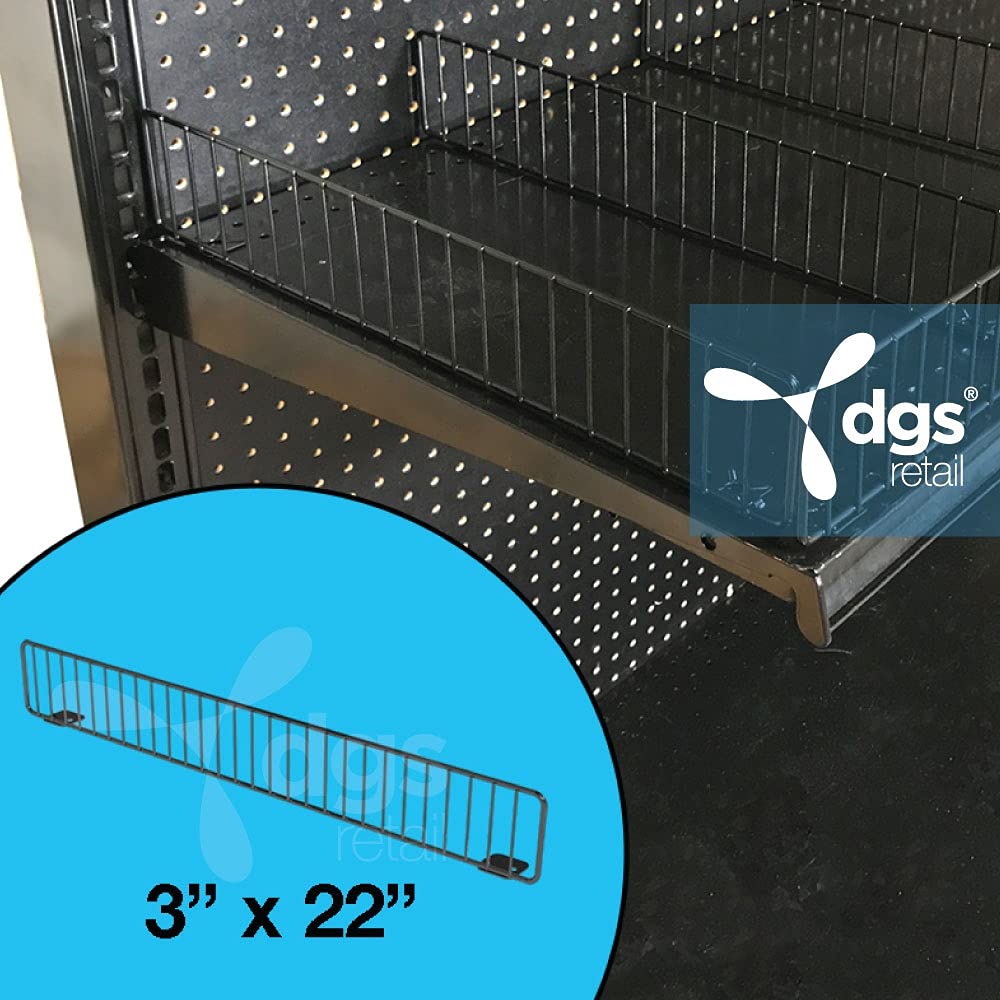 Amazon.com: Wire Shelf Divider for 22"D Lozier & Madix Gondola Shelves Wire  Shelving, Black 3"H : Industrial & Scientific