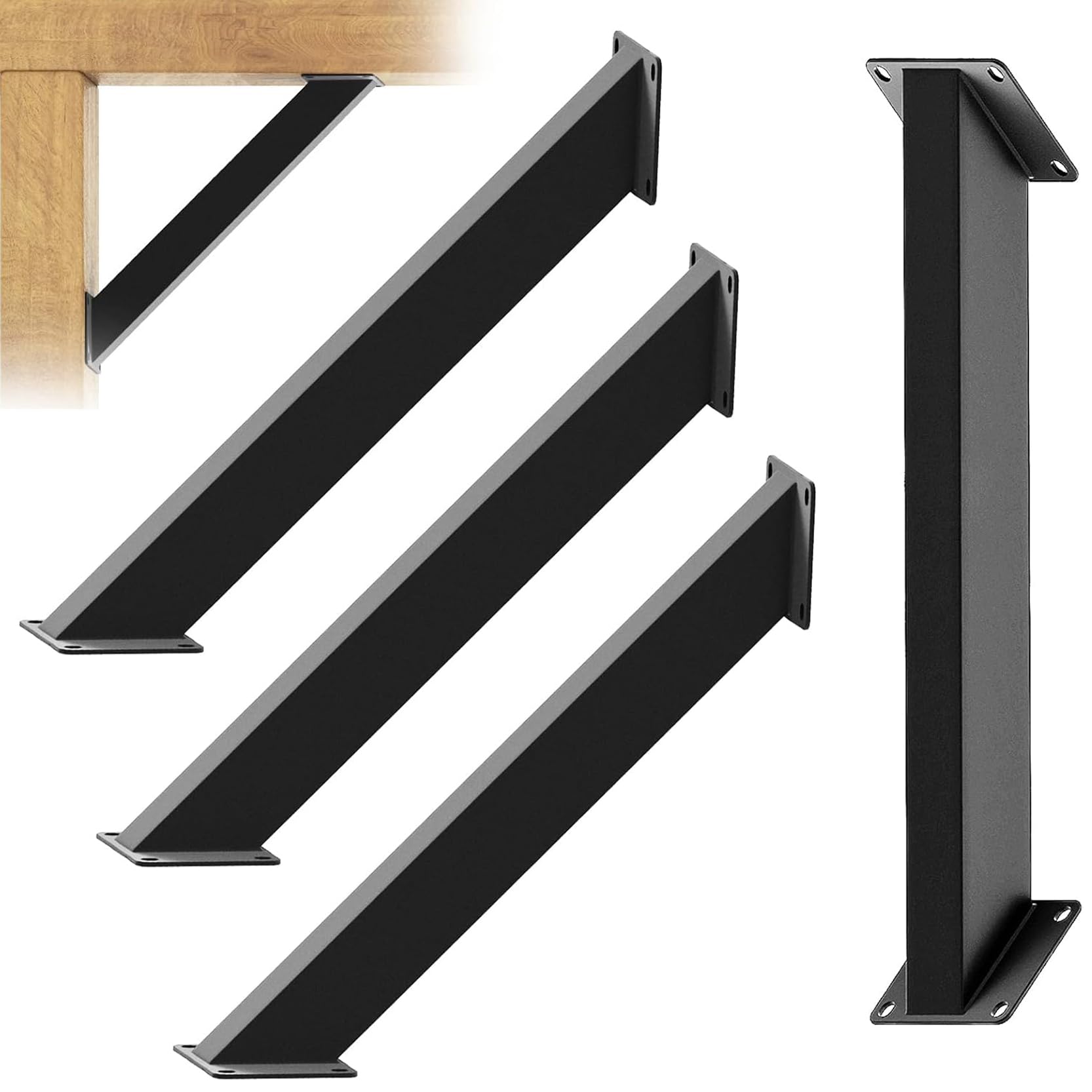 LQSYBHD 45 Degree Angle Support Brackets Pergola Kit Heavy Duty Connector Wood Post and Beam Angle Support Brackets for Gazebos Treehouses Cabins and Patios(Size:4pcs)