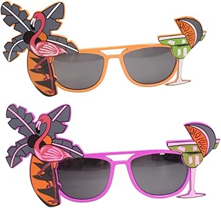 4 Pçs Óculos De Maquiagem Óculos De Sol De Praia Luau Decorações De Festa Óculos De Sol Engraçados Óculos De Festa Havaiano Óculos Falsos Óculos De Óculos De Carnaval
