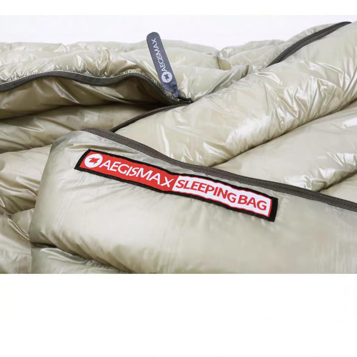 AIR-E 10D - Saco de dormir ultraligero de plumón de 6 grados 800FP al aire libre, camping, senderismo, saco de dormir para mochileros, 3 estaciones cálido