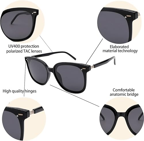 Miniatura 6 de AOSM Classic Round Sunglasses for Women Men Retro Vintage Shades Parent-child Sun Glasses UV400 Protection Plastic Frame