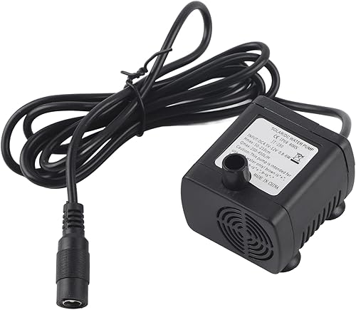 Miniatura 6 de Mini bomba sumergible, DC12V solar anfibio mini sumergible para estanque de fuente