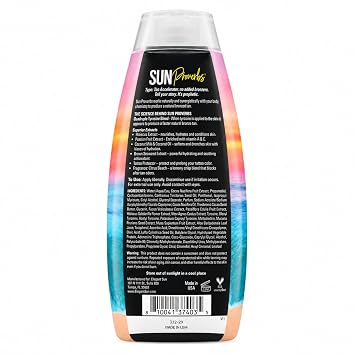 Sun Proverbs Dark Tanning Bed Lotion, Tan Accelerator for Indoor/Outdoor